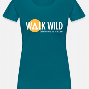 T-shirt femme bleu diva