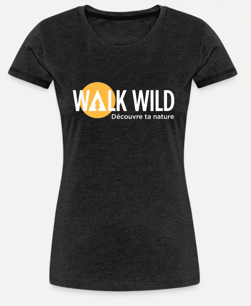 T-shirt femme charbon