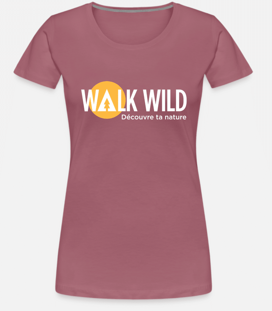 T-shirt femme framboise