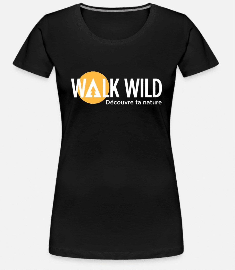 T-shirt femme noir
