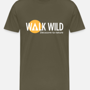 T-shirt homme kaki