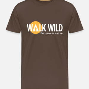 T-shirt homme marron
